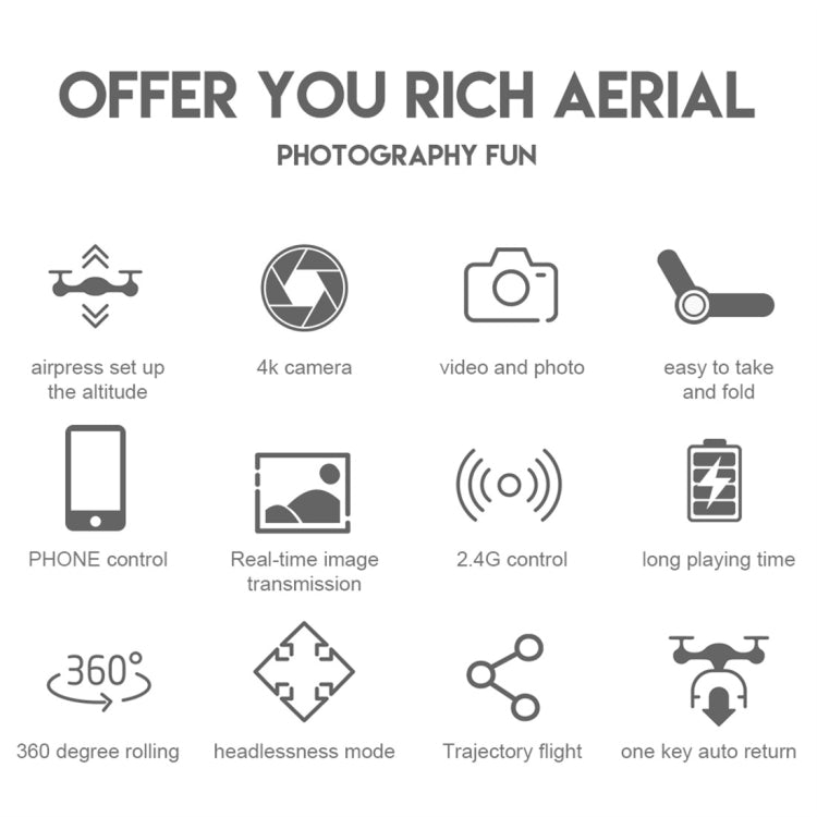 4K Double HD Camera Mini Foldable Drone