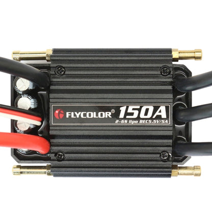 وحدة تحكم السرعة الإلكترونية المقاومة للماء من سلسلة Flycolor Flymoster، 150A 2-6S، للقوارب التي يتم التحكم بها عن بُعد، 150A 2-6S