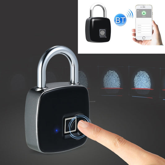 Anytek P3+ Against Theft Non-password Electrically Intelligent Fingerprint Padlock, Support APP Unlock, Anytek P3+