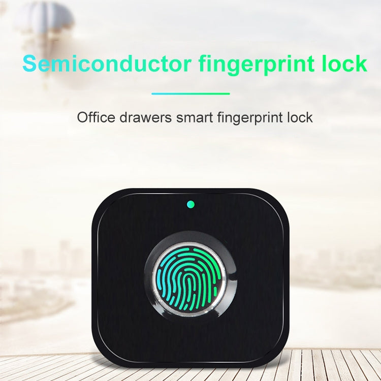 BP01-B Micro USB Charging Triple Drawer Right Hand Unlocking Smart Semiconductor Fingerprint Lock, Right Hand Unlocking
