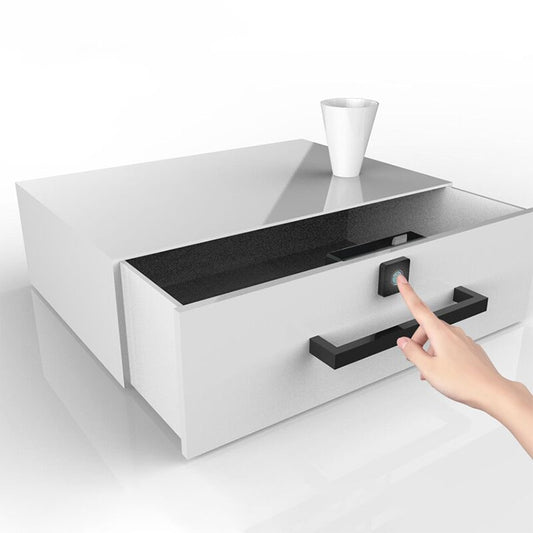 T4 Micro USB Charging Drawer Cabinet Door ABS Smart Fingerprint Lock, T4 Micro USB Charging Drawer Cabinet Lock