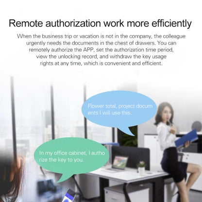 T1 APP Smart Drawer Lock Invisible Lock, Only Supports Remote Authorization to Unlock, T1 APP