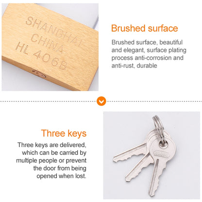 Copper Padlock Small Lock, Style: Short Lock Beam, 30mm Not Open, Short, 30mm Not Open