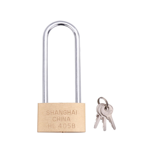 Copper Padlock Small Lock, Style: Long Lock Beam, 50mm Open, Long, 50mm Open