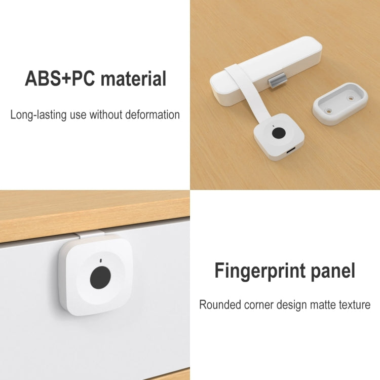 Original Xiaomi Youpin ZNGS06YSB YEELOCK Smart Fingerprint Drawer Cabinet Lock, ZNGS06YSB YEELOCK