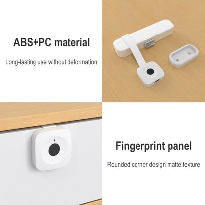 Original Xiaomi Youpin ZNGS06YSB YEELOCK Smart Fingerprint Drawer Cabinet Lock, ZNGS06YSB YEELOCK
