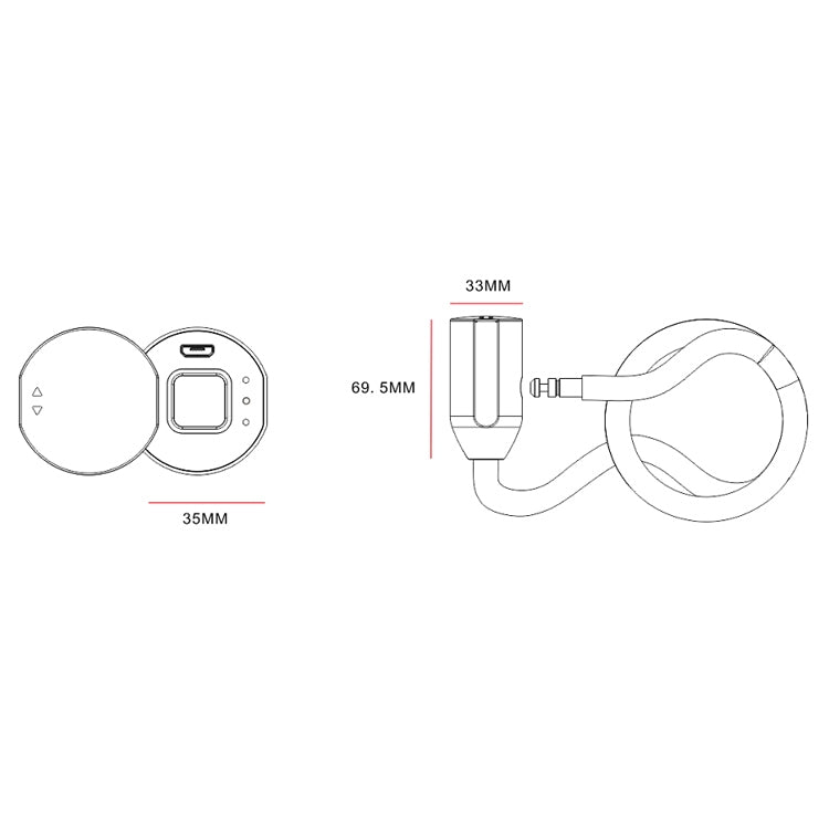 C3BF Bluetooth + Fingerprint Version Anti-theft Anti-shear Motorcycle Electric Bike Steel Rope Lock, C3BF Bluetooth + Fingerprint