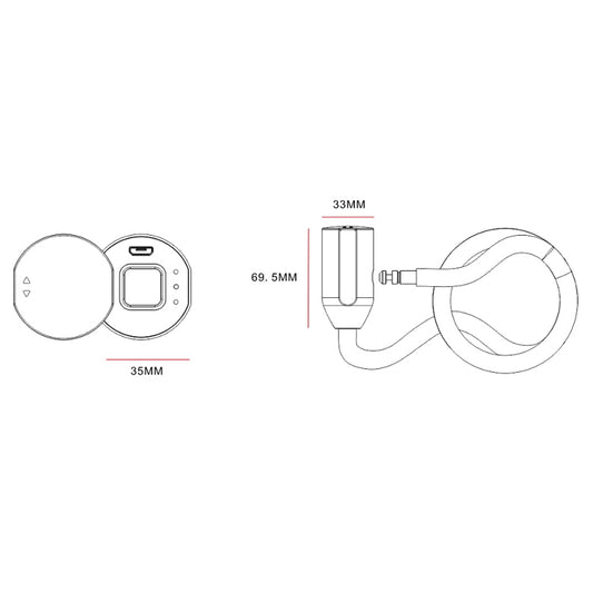 C3BF Bluetooth + Fingerprint Version Anti-theft Anti-shear Motorcycle Electric Bike Steel Rope Lock, C3BF Bluetooth + Fingerprint