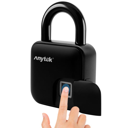 Anytek L3 Intelligent Hidden Fingerprint Padlock Electronic Lock, 10 Fingerprint Edition, Anytek L3