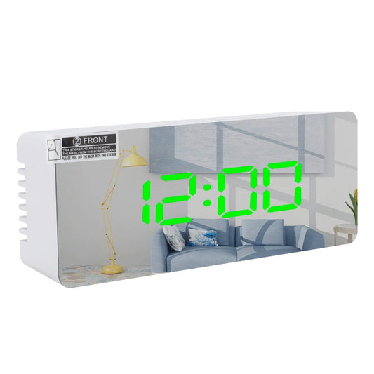 TS-S69-R Multifunctional LED Alarm Clock Battery / Plug-in Charging Dual-purpose Make-up Mirror Clock, TS-S69-G, TS-S69-HW
