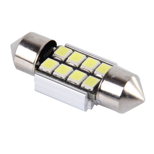 قطعتان من مصابيح القراءة للسيارة Festoon 3 وات 300 لومن، 31 مم، ضوء أبيض، 8 مصابيح LED 3528 SMD، خالية من الأخطاء، DC 12، 31 مم
