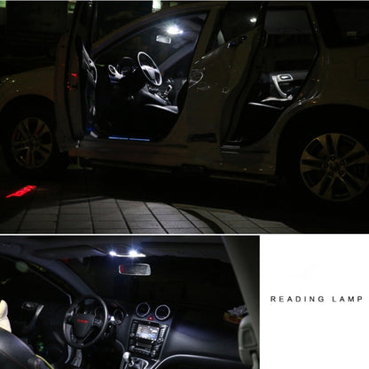 2 PCS 41mm Festoon 3W 300LM White Light 8 LED 3528 SMD Canbus Error-Free Car Reading Lamps,  DC 12, 41mm