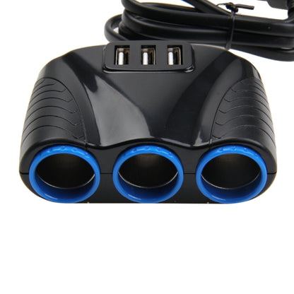شاحن سيارة 12-24 فولت 3.1 أمبير مع 3 منافذ USB و3 مقابس ولاعة سجائر للسيارة، 12-24 فولت 3.1 أمبير مع 23 منفذ USB