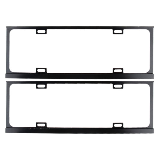 2 PCS Car License Plate Frames Car Styling License Plate Frame Magnesium Alloy Universal License Plate Holder Car Accessories, Magnesium Alloy, Magnesium Alloy License Plate Holder