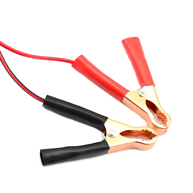 12-24V Car Cigarette Lighter Battery Clip Adapter Cable(Red + Black), 12-24V