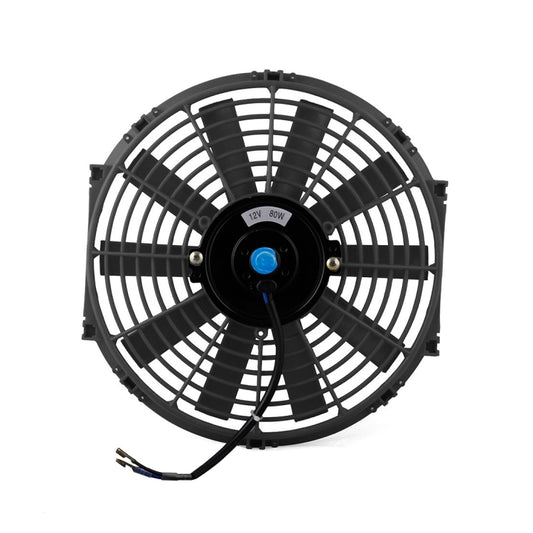 12V 80W 12 inch Car Cooling Fan High-power Modified Tank Fan Cooling Fan Powerful Auto Fan Mini Air Conditioner for Car, 12 inch (Red), 12 inch (Blue), 12 inch (Black)
