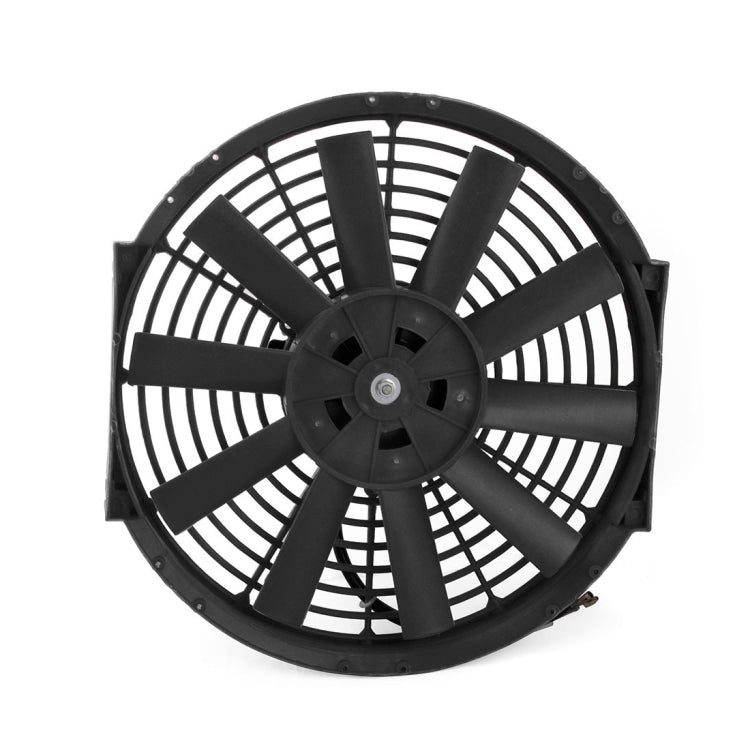 12V 80W 12 inch Car Cooling Fan High-power Modified Tank Fan Cooling Fan Powerful Auto Fan Mini Air Conditioner for Car, 12 inch (Red), 12 inch (Blue), 12 inch (Black)