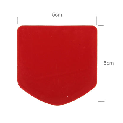Shield Shape Metal Car Badge Decorative Sticker, Size: Small, French Flag, Italy Flag 2, Italy Flag 1