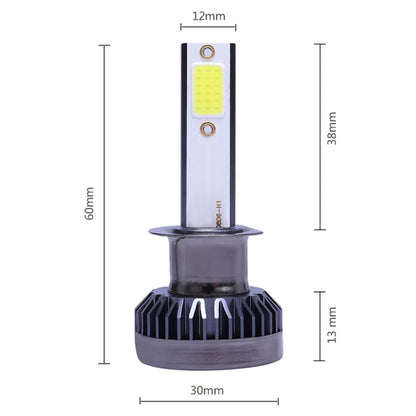 2 PCS H1 DC9-36V / 36W / 3000K / 6000LM IP68 Car / Motorcycle Mini COB LED Headlight Lamps / Fog Light, H1