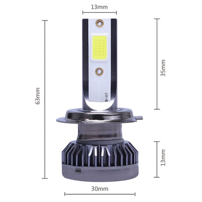 2 PCS H7 DC9-36V / 36W / 3000K / 6000LM IP68 Car / Motorcycle Mini COB LED Headlight Lamps / Fog Light, H7