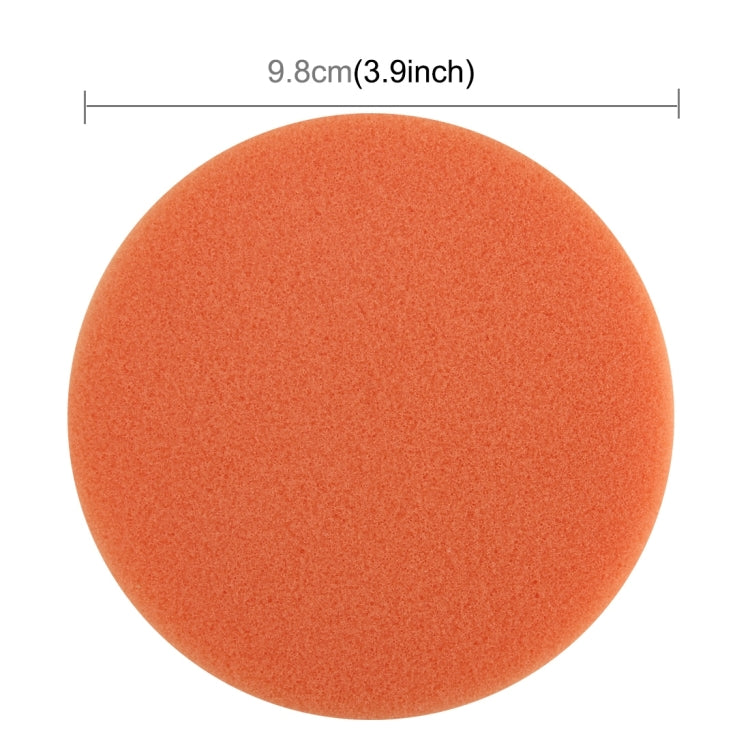 12 PCS Car Wax Sponge Round Sponge High-density Sponge,Size:9.8*9.8cm, 9.8*9.8cm