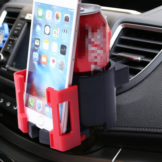 SHUNWEI SD-1026 Car Auto Multi-functional ABS Air Vent Drink Holder Bottle Cup Holder Phone Holder Mobile Mount, SD-1026(Red), SD-1026(White)