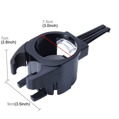 SHUNWEI SD-1027 حامل مشروبات ABS متعدد الوظائف للسيارة بفتحة تهوية وزجاجة وحامل هاتف، SD-1027 (أسود)، SD-1027 (أخضر)، SD-1027 (أحمر)