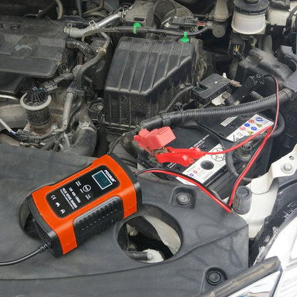 12V 6A Intelligent Universal Battery Charger for Car Motorcycle, Length: 55cm, UK Plug, UK Plug (Red), UK Plug (Yellow)