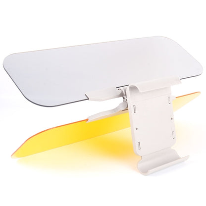 2 in 1 HD Car Anti-Glare Dazzling  Day Night Vision Driving Mirror Sun Visors, 2 in 1