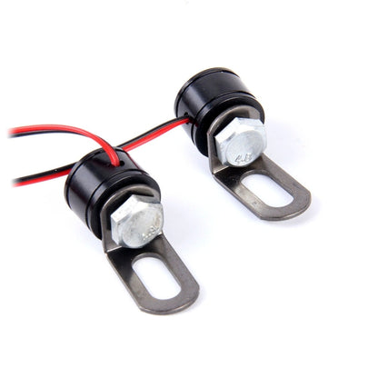 2 PCS 12V 3W  Eagle Eyes LED Strobe Light For Motorcycle ，Wire Length: 90cm, Wire Length: 90cm