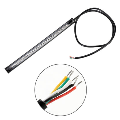 5W 12V 300LM Red+Yellow Light 32 LED Brake lights For Motorcycle, Cable Length:50cm, LED Brake lights