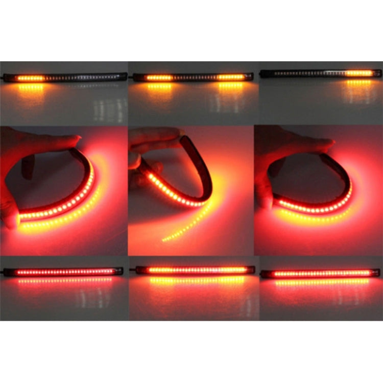 5W 12V 300LM Red+Yellow Light 32 LED Brake lights For Motorcycle, Cable Length:50cm, LED Brake lights