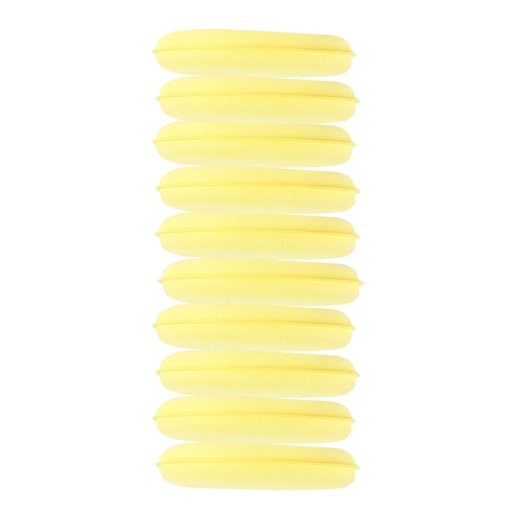 10 PCS Household Cleaning Sponge Car Sponge Ball Car Wash Sponge,Size：9.6 x 9.6 x 2.5cm, Sponge Ball