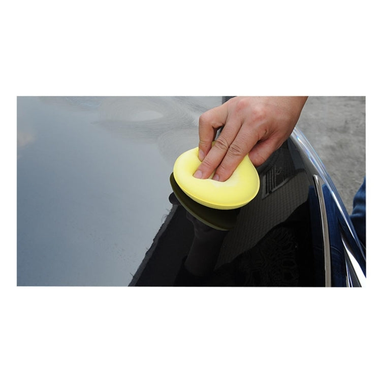 10 PCS Household Cleaning Sponge Car Sponge Ball Car Wash Sponge,Size：9.6 x 9.6 x 2.5cm, Sponge Ball