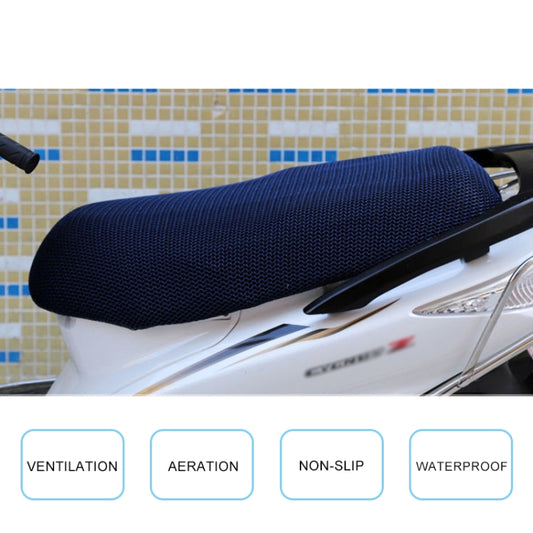 Waterproof Motorcycle Sun Protection Heat Insulation Seat Cover Prevent Bask In Seat Scooter Cushion Protect, Size: XL, Length: 78-85cm; Width: 40-53cm