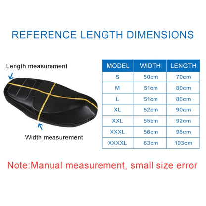 Motorcycle Breathable Sunscreen Double Layer 3D Honeycomb Small Hole Polyester Cushion Mesh, Size: XXXXL, Length: 103cm; Width: 63cm, Size: XXXXL