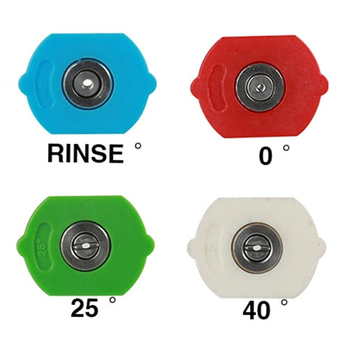 High Pressure Car Wash Gun Jet Nozzle Washer Accessories, Nozzle Angle: 0 Degree Big Hole, Blue, Nozzle Angle: 0 Degree Big Hole, Blue