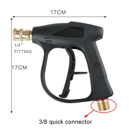 High Pressure Car Wash Foam Gun Soap Foamer Generator Water Sprayer Gun, 3/8 Quick-connect, 3/8 Quick-connect