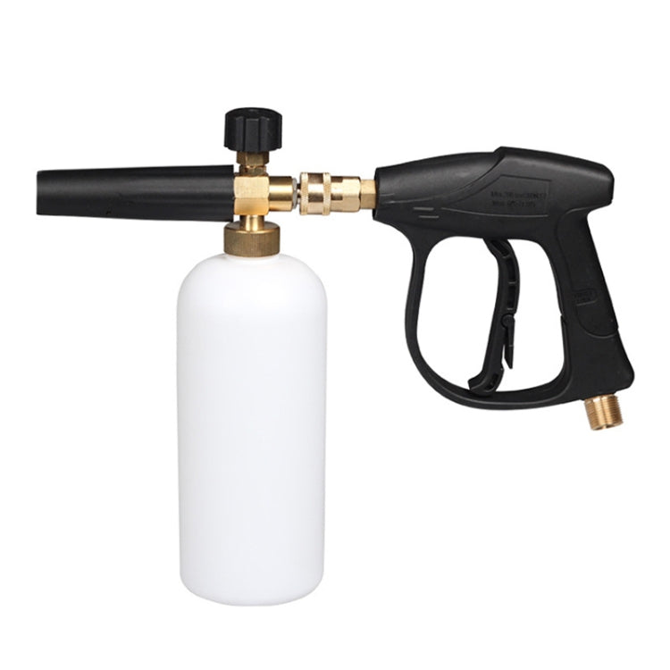 High Pressure Car Wash Foam Gun Soap Foamer Generator Water Sprayer Gun, Outer Wire: 18 x 1.5, Outer Wire: 18 x 1.5