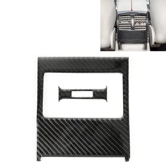 2 PCS Car Rear Air Outlet Frame Carbon Fiber Decorative Sticker for Mercedes-Benz W204 2007-2013, Rear Air Outlet Frame