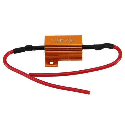 2 PCS Car Canbus Error Canceller Decoder Load Resistor LED 25W 25 Ohm No Blinking Decoder, 25W 25 Ohm