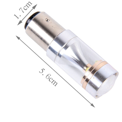 2 PCS 1157/BAY15D 30W 350 LM 6000K White Light 6 LED CREE Canbus Car Brake Light Bulb, DC 12V, 1157