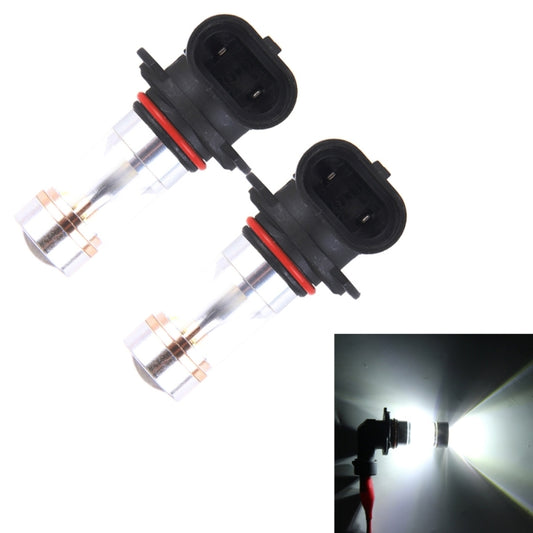 2 PCS 9006 350 LM 6000K 30W White Light CREE 6 LED Car Fog Light Bulb, DC 12V, 9006