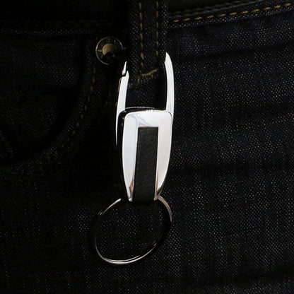 Single Ring Metal Leather Key Chain Metal Car Key Ring Multi-functional Tool Key Holder Key Chains Rings Holder For Car Key Rings, Single Ring