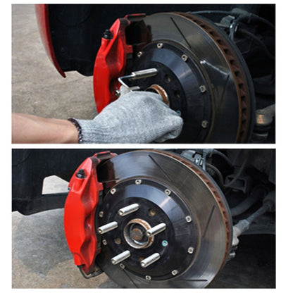 20 PCS 5.8cm Universal Car Modification Extended Wheels Stud Conversion M14x1.25 to M12x1.5 Screw Adapter LN032 LN033 LN044, 5.8cm M14x1.25 to M12x1.5