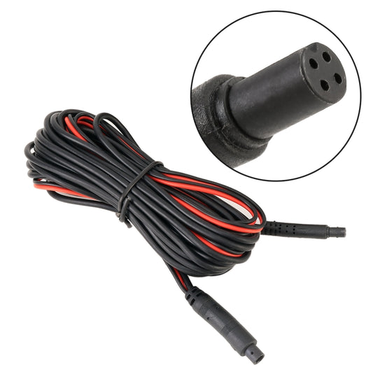 10m Universal Car 4P Reversing Camera Extension Cord Rearview Mirror Vehicle Traveling Data Recorder Video Conversion without Plug, 10m (4P)