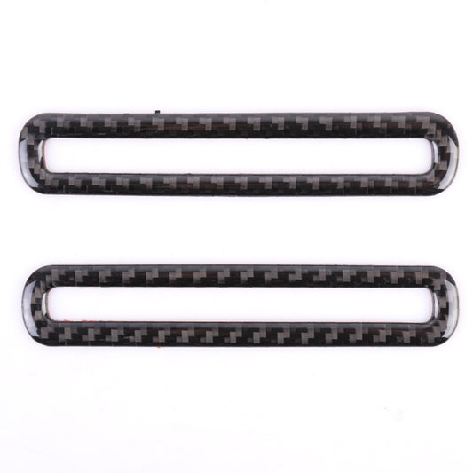2 PCS Car Door Outlet Decorative Sticker Air Vent Moulding Trim Decorative Strip for Ford Mustang 2015-2020, Door Air Vent