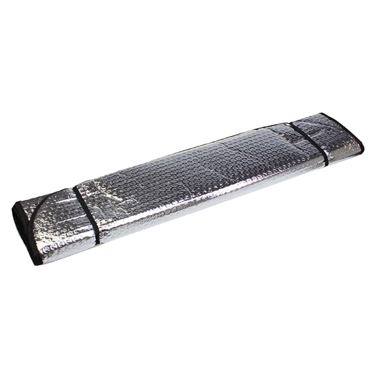 Silver Aluminum Foil Sun Shade Car Windshield Visor Cover Block Front Window Sunshade UV Protect, Size: 220 x 80cm, 220 x 80cm