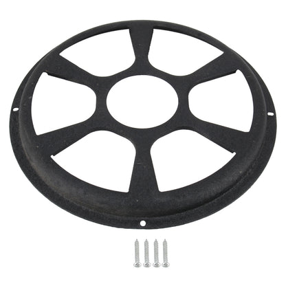 12 inch Universal Car Horn Cover Black Round Horn Cover Horn Round Cover, Size: 12 inch