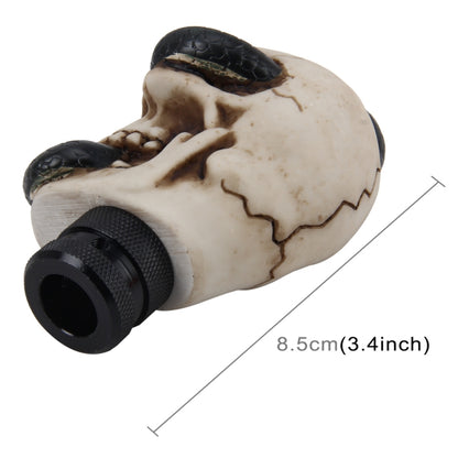 Universal Skull Car Gear Shift Knob Modified Car Gear Shift Knob Auto Transmission Shift Lever Knob Resin Gear Knobs, Skull Head Shape 10, Skull Head Shape 9, Skull Head Shape 8, Skull Head Shape 7, Skull Head Shape 6
